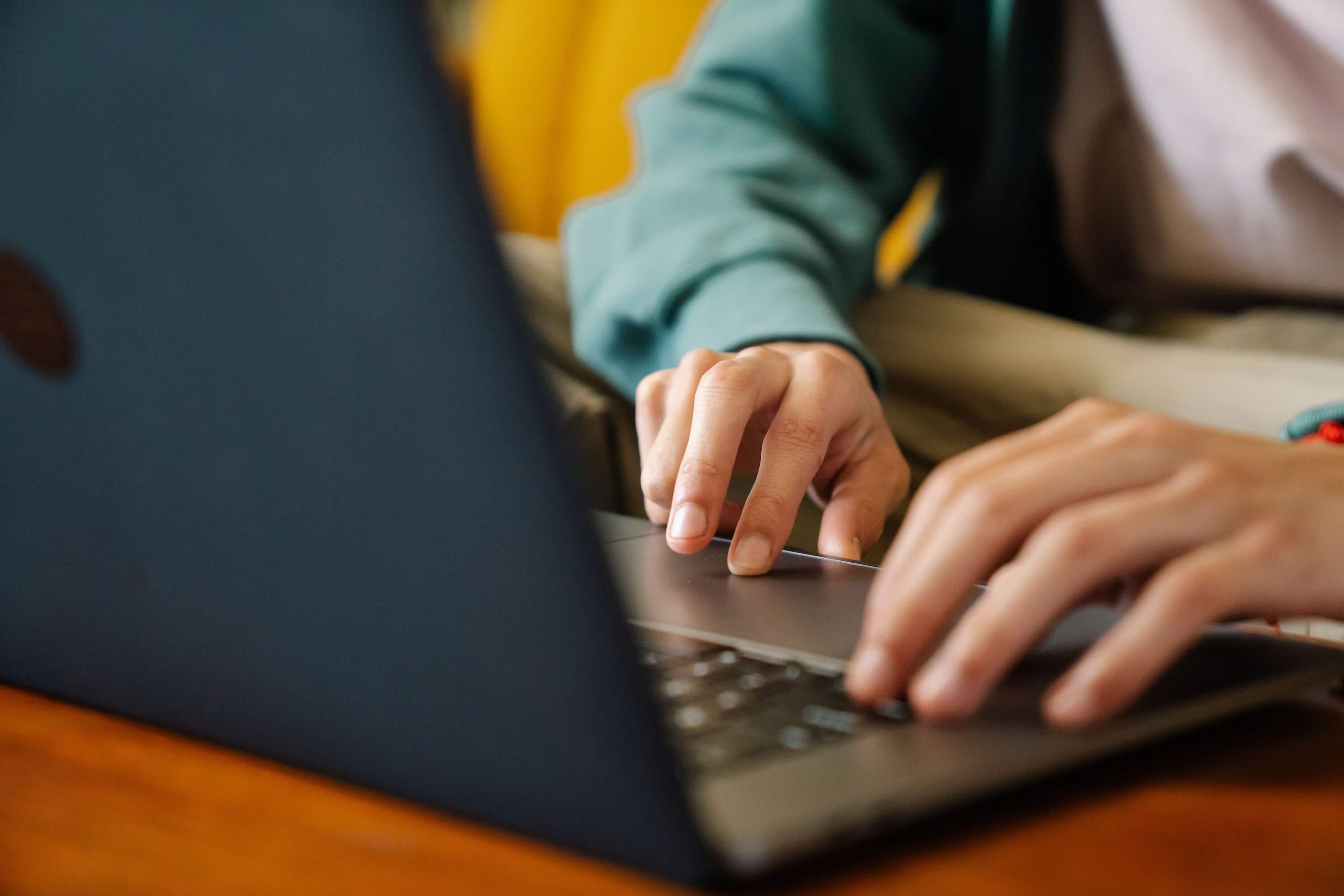 A woman creating her Power of Attorney online from home